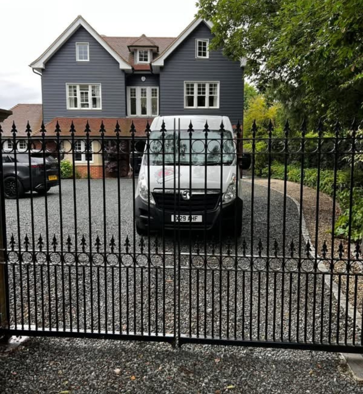 Large driveway gates