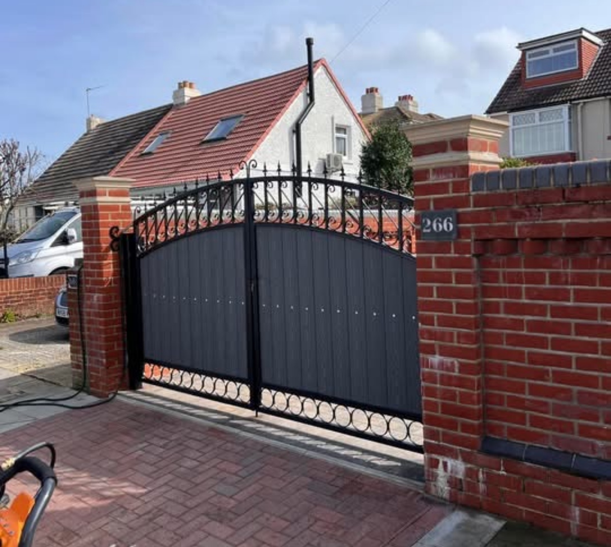 Composite board gate in Southsea