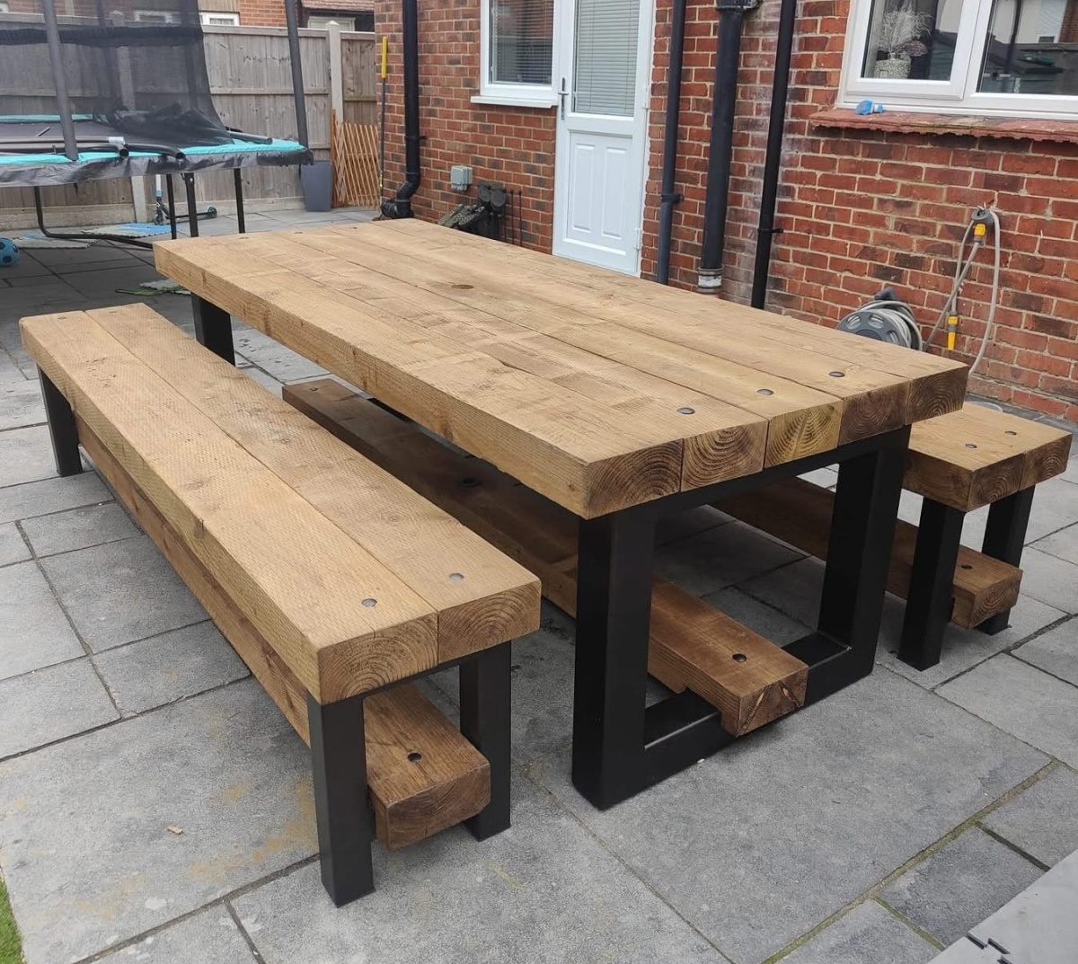 Made to order outdoor chunky furniture