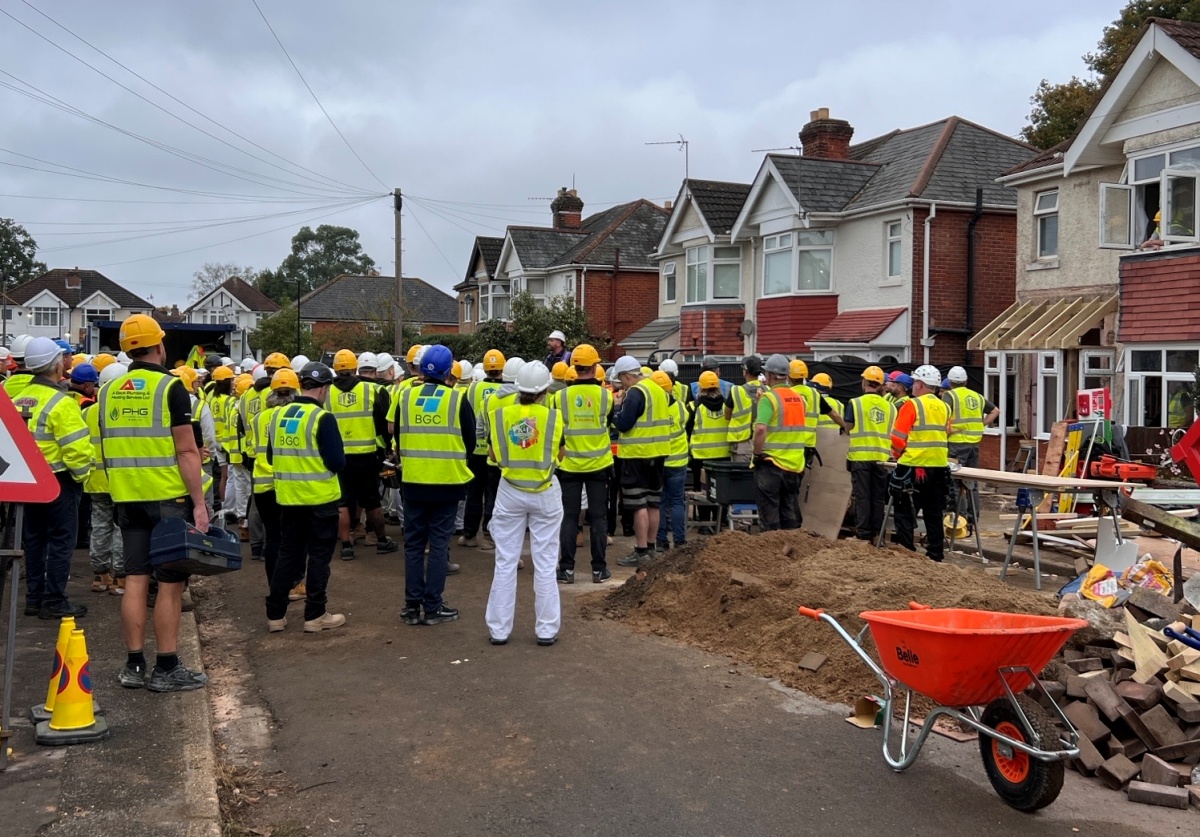 AH Fabrications working with BBC DIY SOS